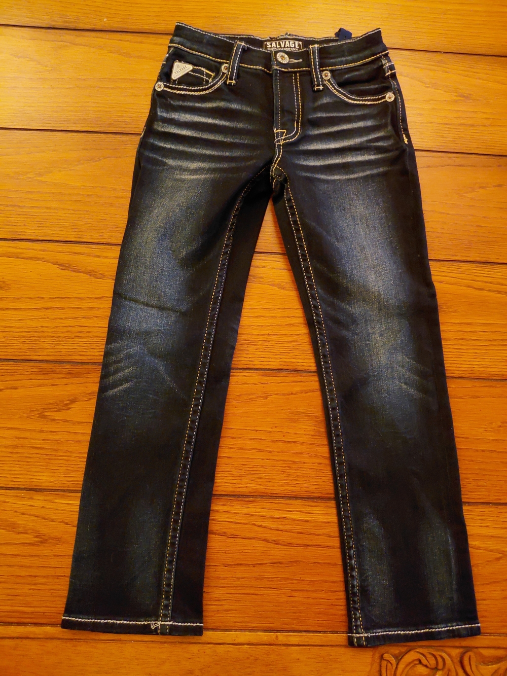 Salvage Supply Co. Reckless Straight Youth Jeans Size 6R